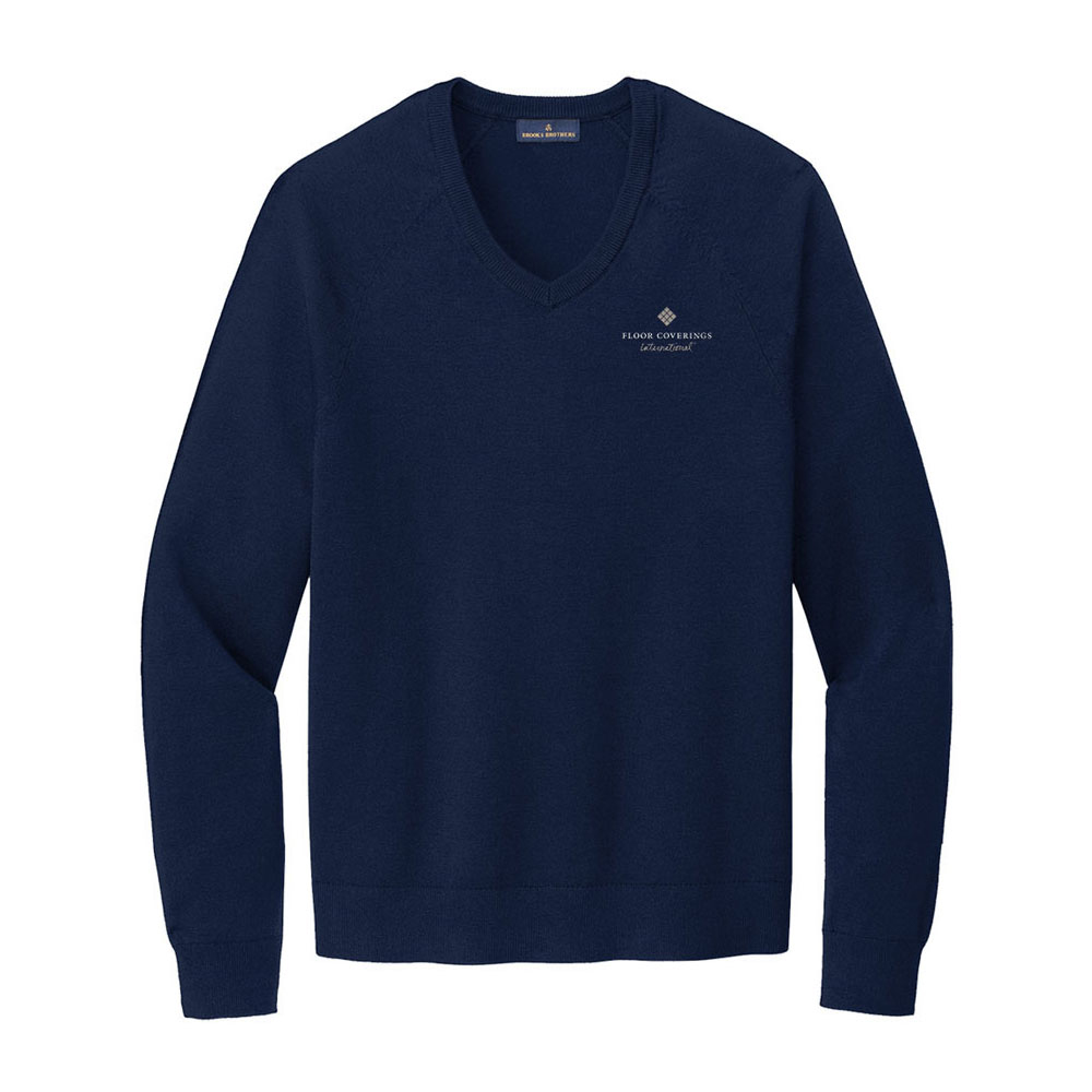 Brooks Brothers® Cotton Stretch V-Neck Sweater